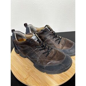 Ecco Biom Natural Motion Sneakers Mens 42 Brown Leather Walking Shoes